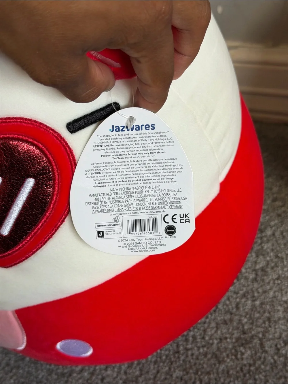 2 Sanrio Hello Kitty Squishmallow Plush